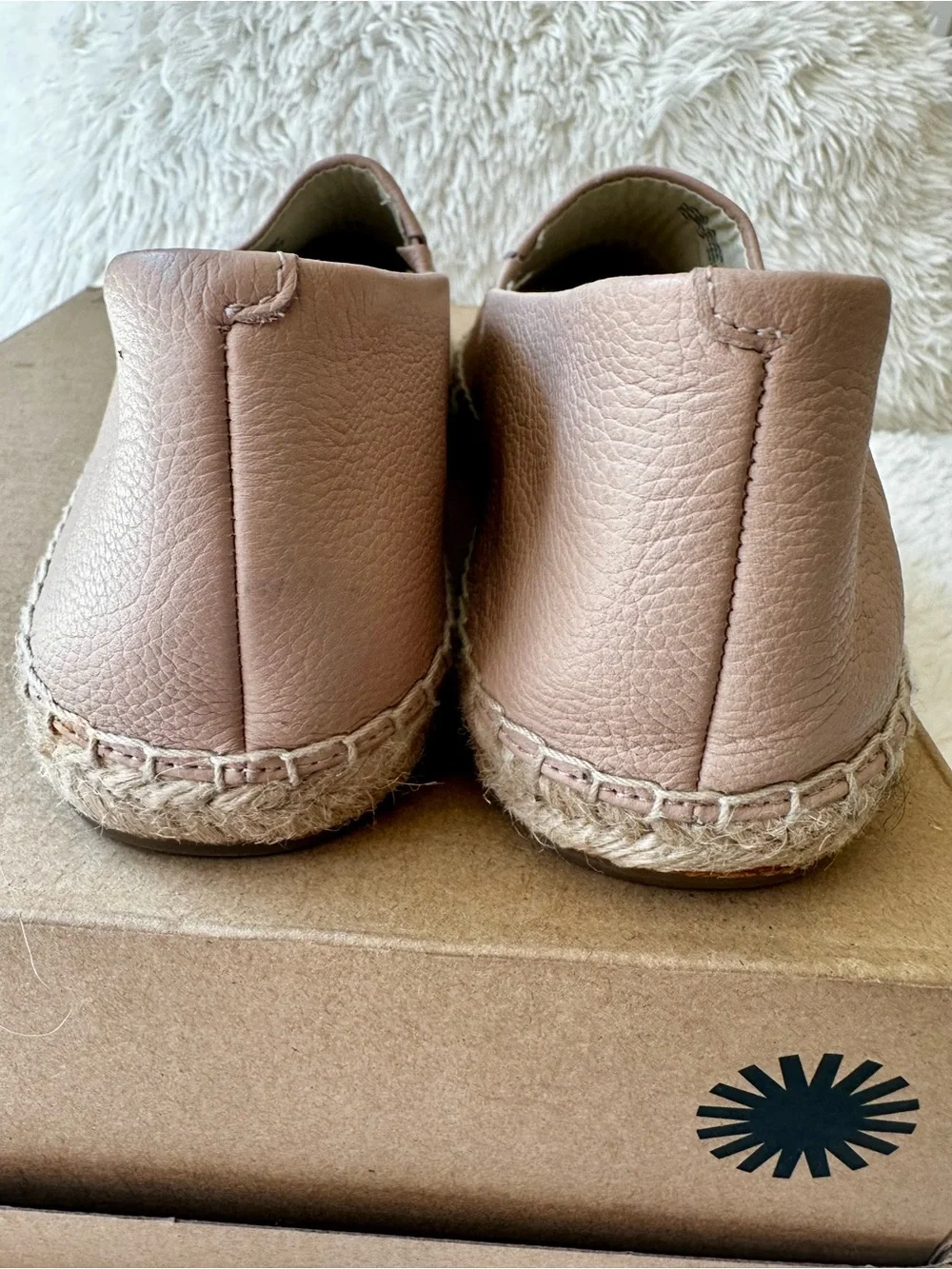 MICHAEL KORS Leather Espadrille Flats Pink Black Colorblock Slip On Shoes 9.5